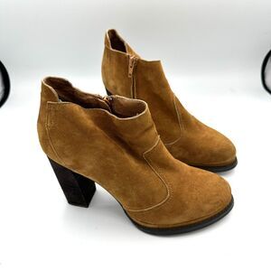 Jeffrey Campbell suede boots booties brown 8 Desmond
